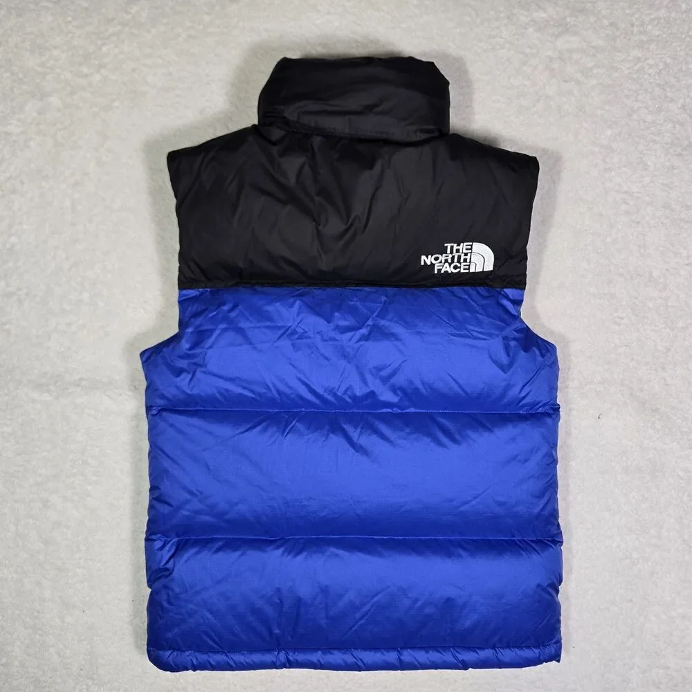 The North Face 1996 Retro Nuptse 700 Down Vest Mens XXS Blue Black 2XS $230
